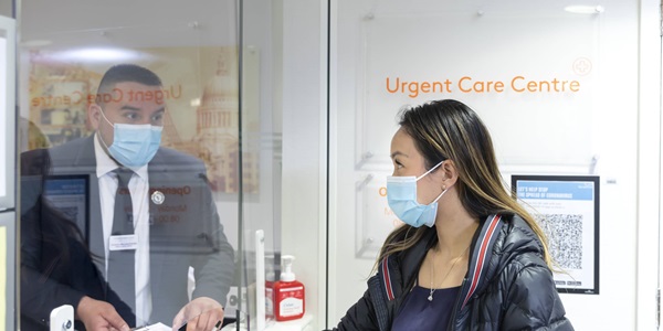 Arriving at an Urgent Care Centre